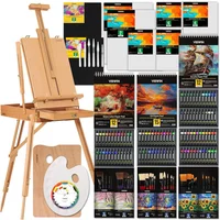 Juego De Pintura Viswin Kit Profesional Con Caballete Francés