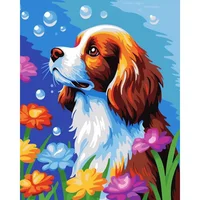 Kit De Pintura Por Números Maomaomi Perro Colorido