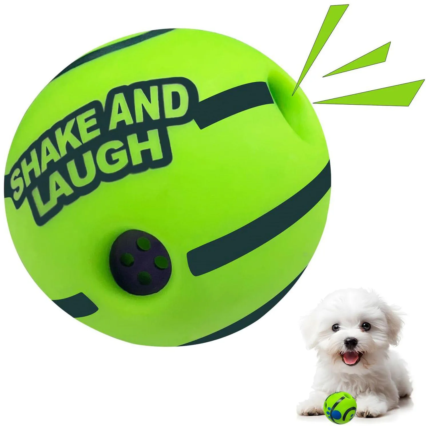 Pelota Interactiva Para Perros SHAKE AND LAUGH Que Emite Sonidos Divertidos