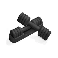 Juego de Mancuernas Ajustables 4 5 Kilogramos Par YOTTOY Negro