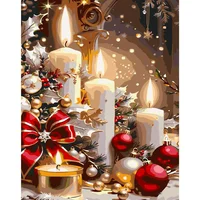 Kit de Pintura por Números Meothan Navidad para Adultos 16x20