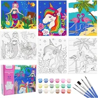 Kit De Pintura Por Números Goldentime Para Niños Y Adultos Coloridos