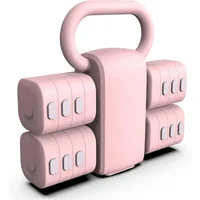 Juego De Mancuernas Ajustables 4 En 1 Para Mujer 6 Kilogramos Bulufree