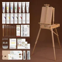 Set de Pintura al Óleo Meeden Kit Profesional con Caballete