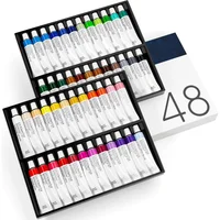 Chromatek Juego de Pinturas Acuarelas 48 Piezas para Artistas