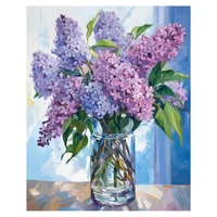 Pintura por Números Florero en Lienzo para Adultos