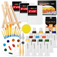 Kit de Pintura para Adultos y Niños con Caballete 30 Piezas
