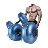 Juego De Mancuernas Ajustables Llenas De Agua Portátiles 10 Kilogramos Marca Deiris