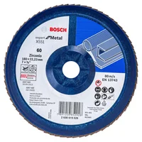 Disco Flap 7 pulgadas Grano 60 Expert Bosch Set x 10