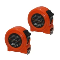 Cinta Métrica Flexómetro 3 m x 16 mm Zerrutti x 2 Unidades