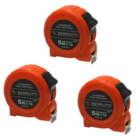 Cinta Métrica Flexómetro 5 m x 19 mm Zerrutti x 3 Unidades