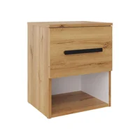 Mesa Noche Natura 50X40X35.4Cm Duna Blanco