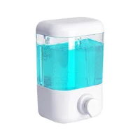 Dispensador de Jabón Gel Alcohol Blanco de 500 ml Blanco