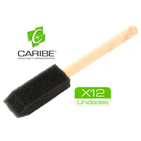 Brocha de Espuma 1" x 12 Unidades Caribe