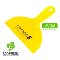 Espatula Plastica Con Mango 6" x 12 Unidades Caribe