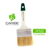Brocha Pta Verde 3" x 12 Unidades Caribe