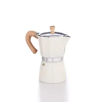 Cafetera Moka Italiana Blanca 3 Tazas