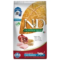 Comida Seca Para Gato N&D Ancestral Fel Frango Adt Cast 1.5kg