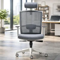 Silla Gerencial Taylor Grey-White (D00227Dh)
