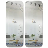 Set X2 Espejo Cuerpo Entero 50X150 Cm Acrílico Autoadhesivo