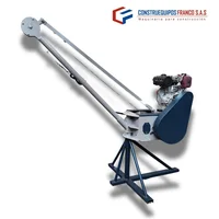 Pluma Grúa 300 kg Balde con Motor Goodyear Diesel 10HP 3600RPM