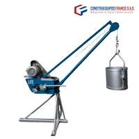 Pluma Grúa Lite 120 kg con Balde con Motor Eléctrico WEG Monofásico 3HP 220V 1800RPM