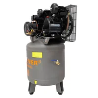 Compresor Vertical Pistón Polea 3HP 116PSI 80L Discover