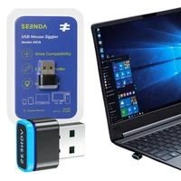 Simulador de Movimiento Mouse USB con Luz RGB y 3 Modos Indetectable