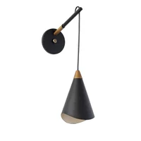 Aplique de Pared Candor E27 1 Luz Negro