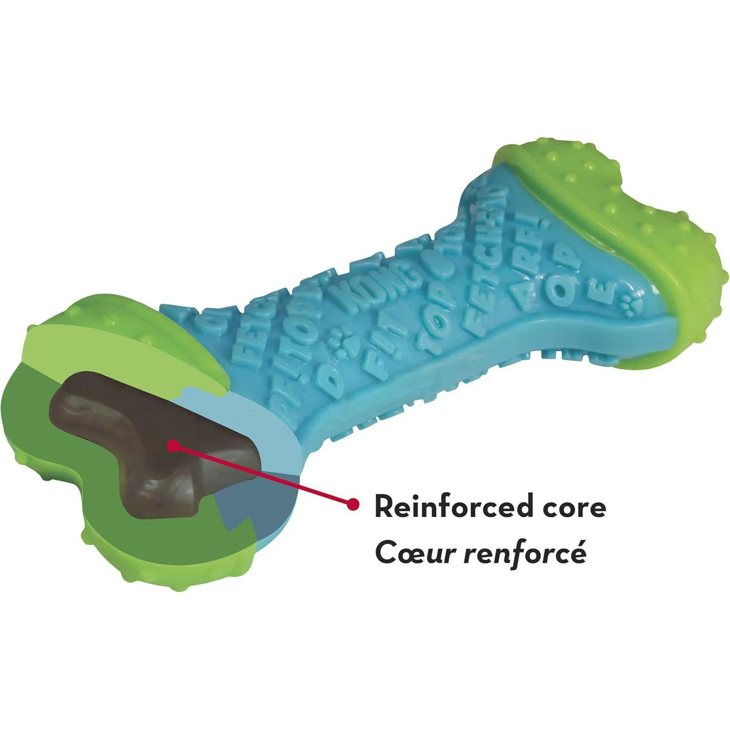 Juguete Dental Para Perros KONG CoreStrength Que Resiste Mordidas Y Limpia Dientes