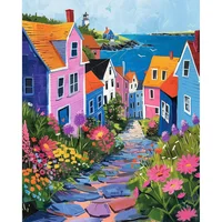 Kit de Pintura por Números Prasio para Adultos Paisaje 16x20