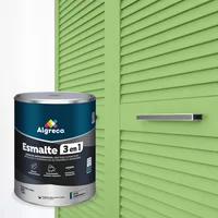 Esmalte Para Exterior 3 En 1 Brillante Verde Primaveral Algreco 1 Galón