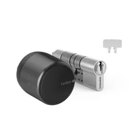 Tedee Go2 Cerradura Inteligente para Puertas Blindadas y Multipuntos Acceso Bluetooth con Aplicación Negro