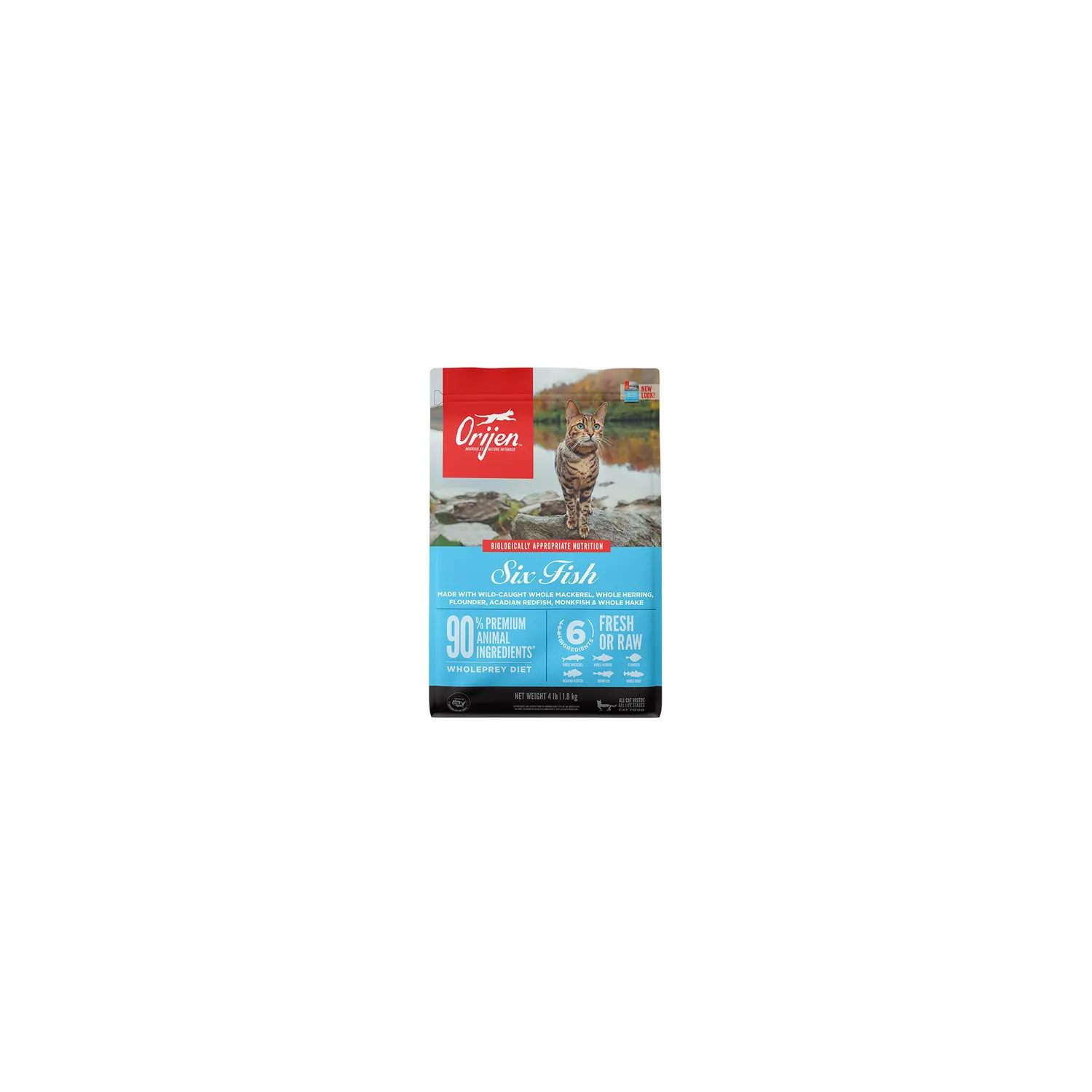 Comida Seca Para Gato Adulto Orijen Six Fish 5.4kg