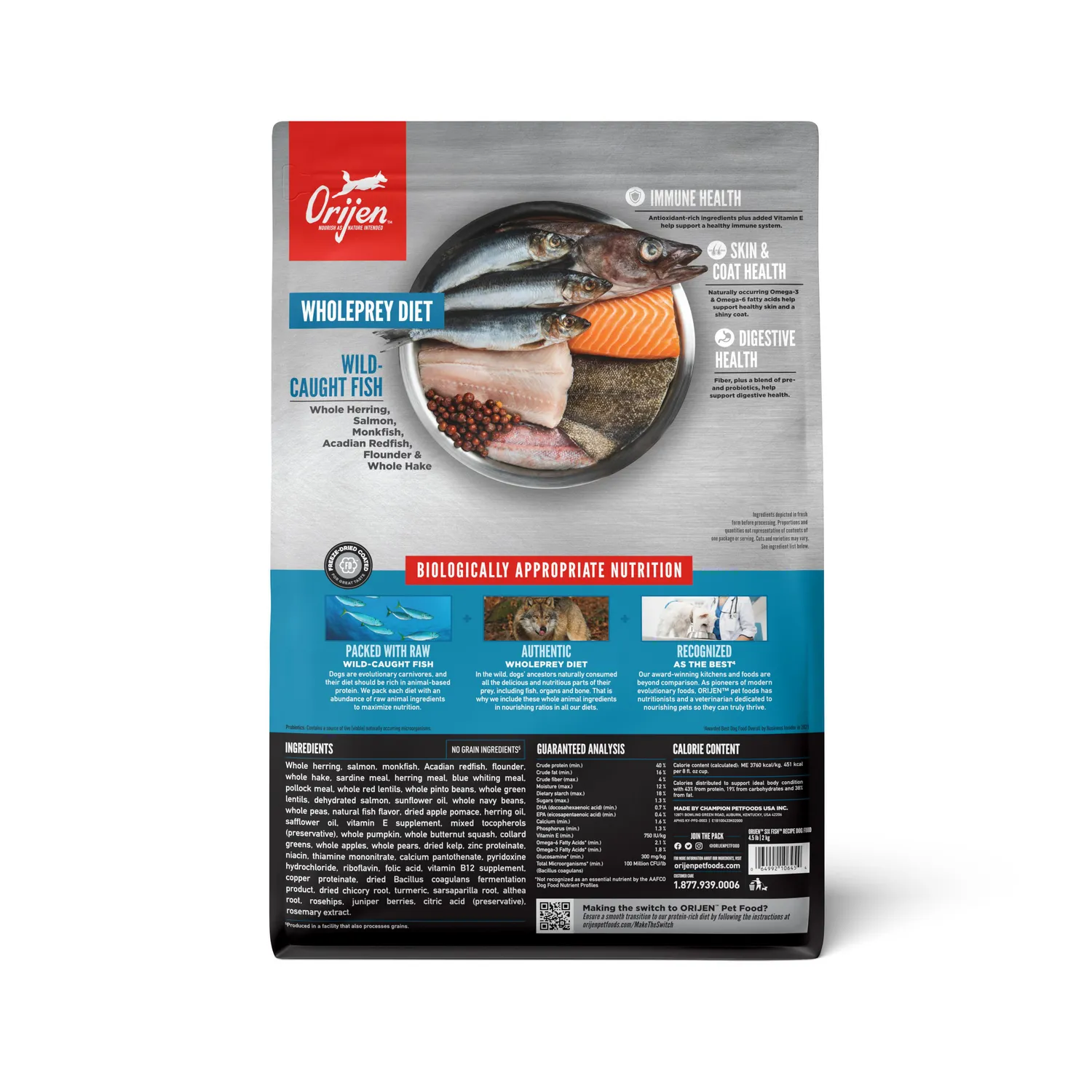 Comida Seca Para Gato Adulto Orijen Fit & Trim 1.8kg