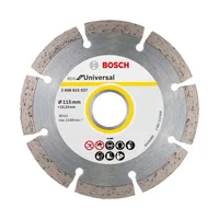 Disco Diamantado Segmentado 4-1/2 Pulgadas Eco For Universal Bosch Set X 10 Unidades