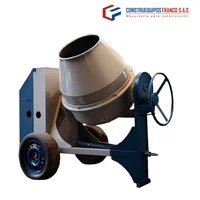 Mezcladora de 1.5 Bultos con Motor Eléctrico Power/Company 5HP Trifásico 220V 1800RPM