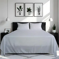 Juego Cama 200x200 Cm King Bordado Ziczac