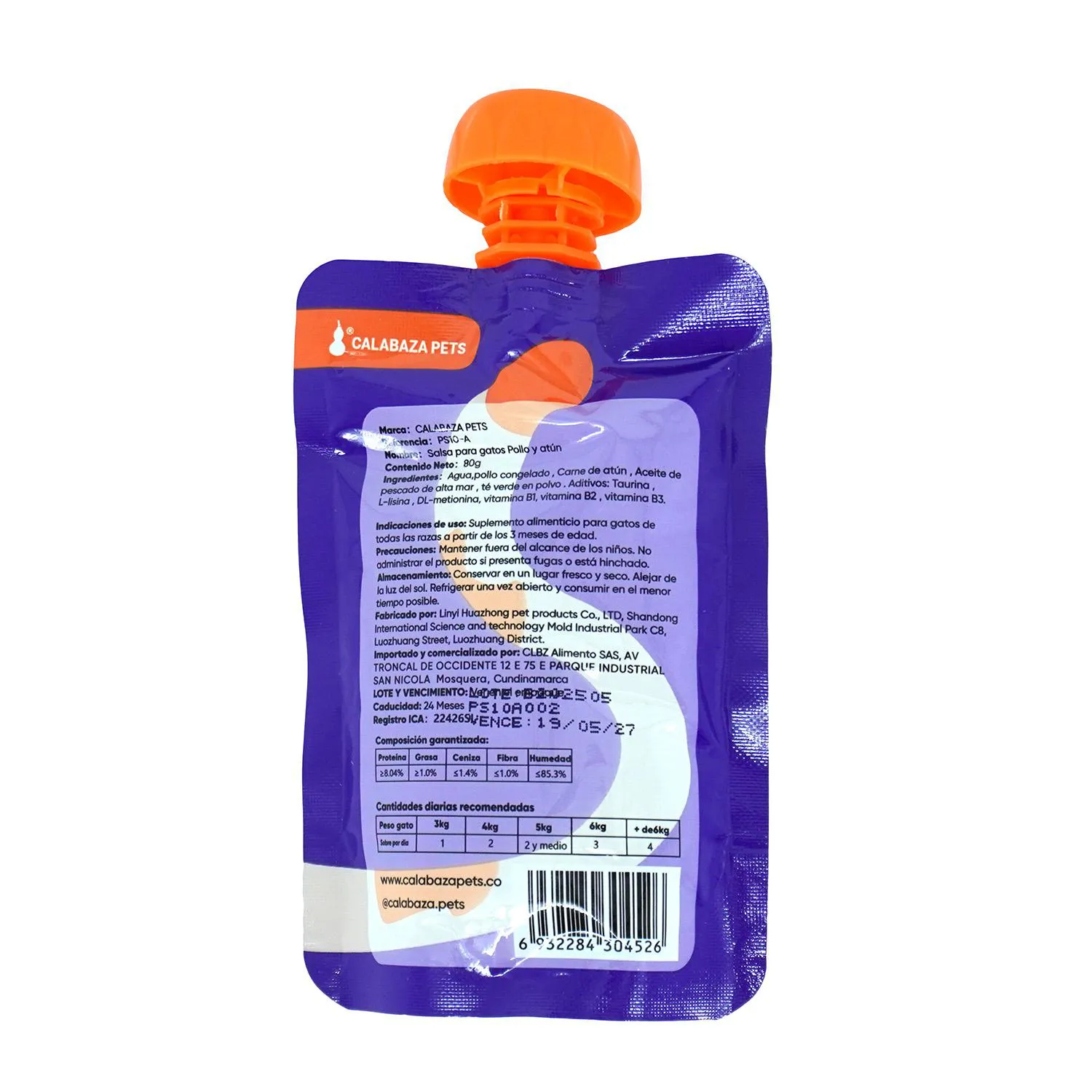 Salsa Liquida para Gatos