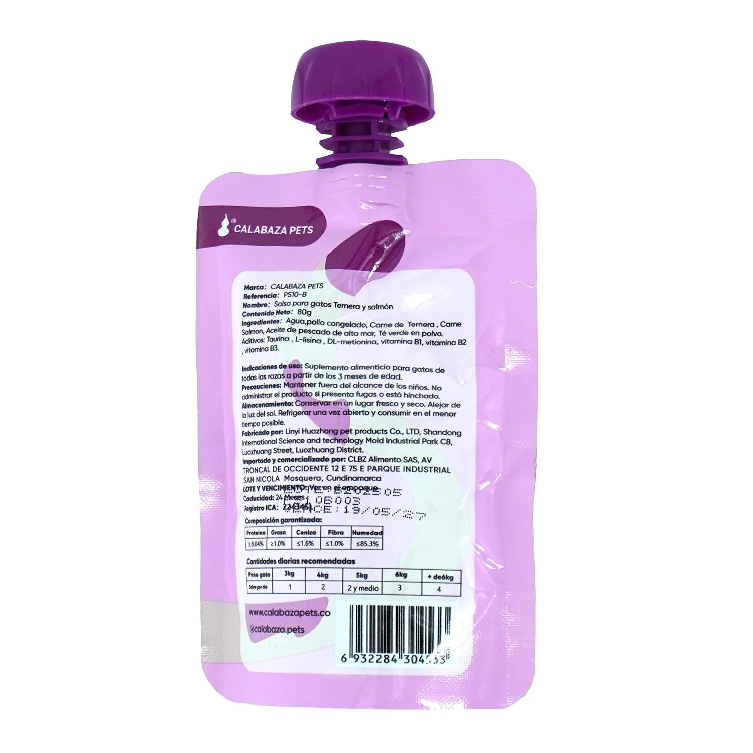 Salsa Liquida para Gatos