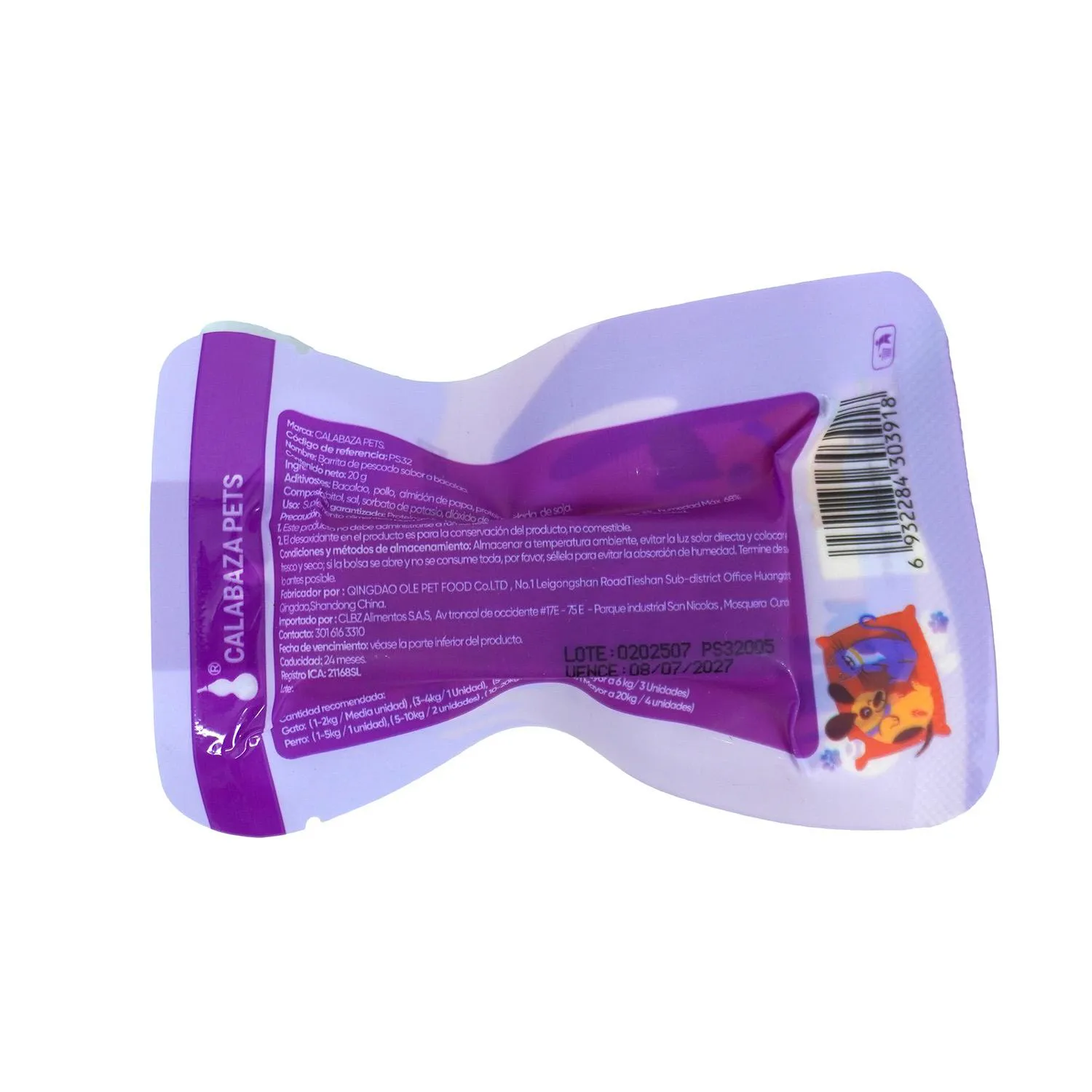 Barrita de Pescado para Gatos