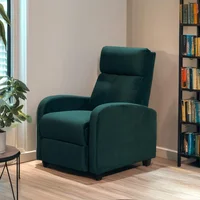 Silla Reclinable Dali Pusharm Tela Esmeralda