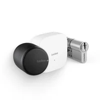 Tedee Pro Cerradura Inteligente para Puertas Blindadas y Multipuntos Acceso Wi-Fi y Bluetooth con Aplicación Portal Web y Enlaces Negro