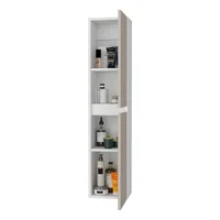 Mueble De Baño Pared 110X25X21 Rta Capri Blanco