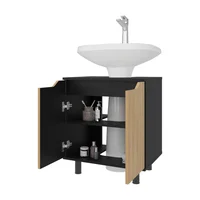 Mueble Lavamos De Pedestal Marlo 63X55X41 Rta Wengue Fresno