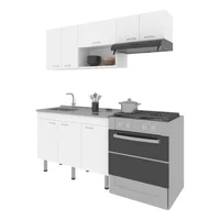 Cocina Integral 1.80 Metros Oceana Rta Blanco