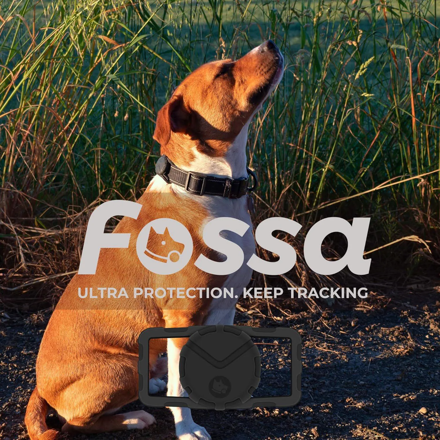 Soporte Para Airtag De Mascota En Goma Lavable Para Collar De Hasta 5 Cm Fossa 8