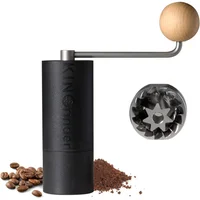 Molinillo De Café Manual Ligero KINGrinder P2 Con Rebaba Cónica De Acero Inoxidable