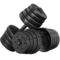 Juego De Mancuernas Ajustables Yaheetech Para Entrenamiento De Fuerza En Casa