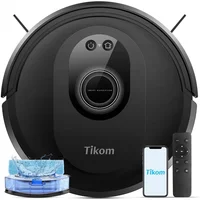 Robot Aspirador y Trapeador Tikom G8000 Max con Succión Potente y Control Inteligente